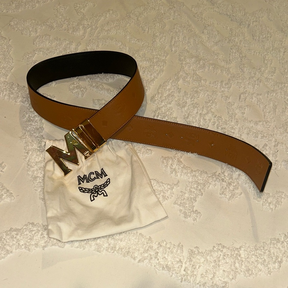 MCM designer reversible belt